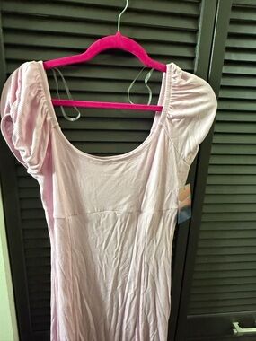 Light Pink Scoop Neck Dress